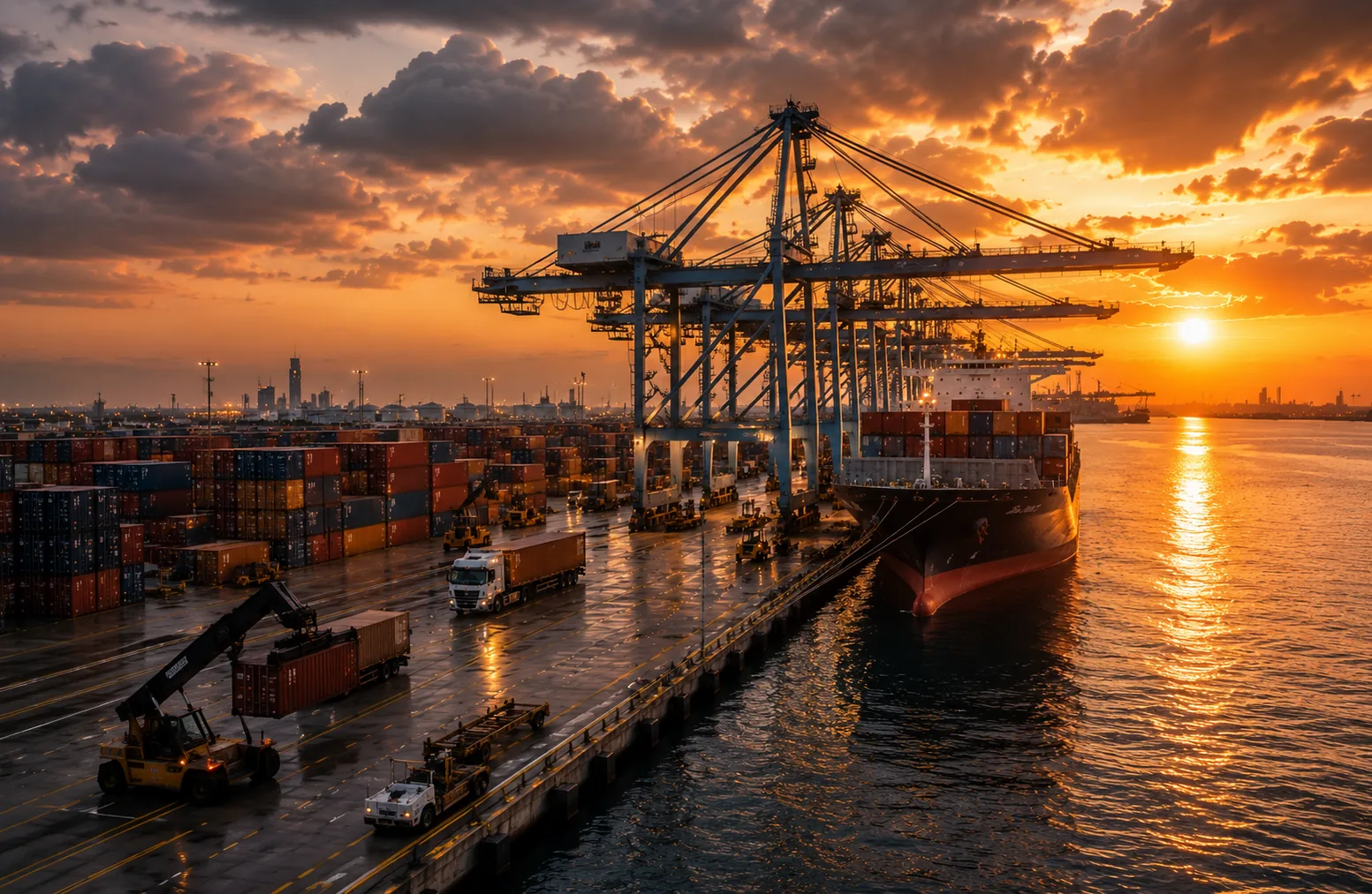 Saudi port operations supporting senior logistics advisory